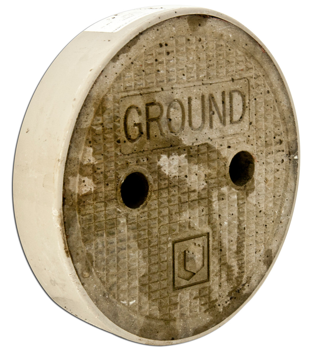 Oldcastle Precast 1008800 Lid, Reinforced Concrete, Diameter 87/8",