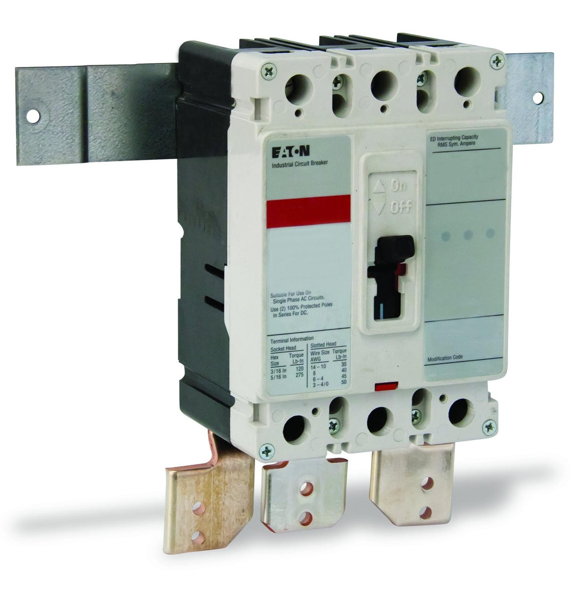 Eaton BKFD125 125A, 480V Main Breaker Kit for PRL2A Eaton BKFD125