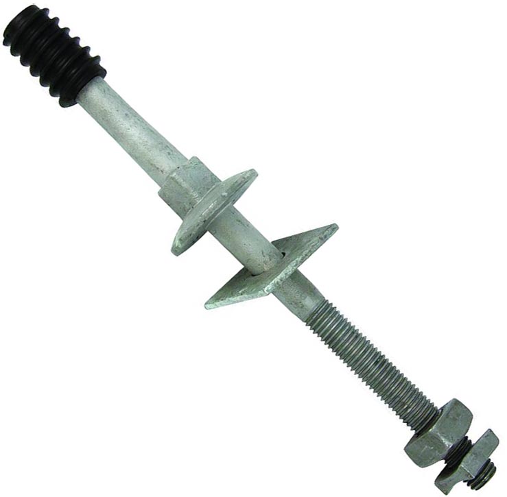 Powerline Hardware P204Z Steel Pin with Nylon Threads Powerline