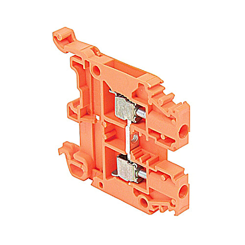 Entrelec 0105 075.20 Feed Through Terminal Block, Orange Entrelec 0105 075.20