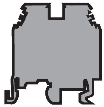 Entrelec 0115 120.17 Feed Through Terminal Block, Type: M 10/10 Entrelec 0115 120.17