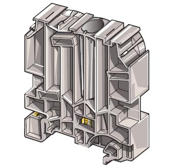 Entrelec 0116 900.27 End Stop, Type: BADH Entrelec 0116 900.27