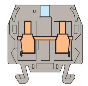 Entrelec 0120 491.11 Miniature Terminal Block, Type: DR 4/6.1 Entrelec 0120 491.11