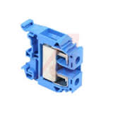 Entrelec 0125 129.16 Terminal Block, Feed Through, 12mm, Gray, 85A Entrelec 0125 129.16