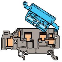 Entrelec 0399 785.03 Fuse Holder Terminal Block, Type: D 4/8.SFI.ADO Entrelec 0399 785.03