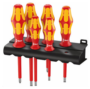 Wera Tools 05006145001 160 i/6 Rack Screwdriver Set Kraftform Plus Series 100 + Rack, 6 pieces Wera Tools 5006145001