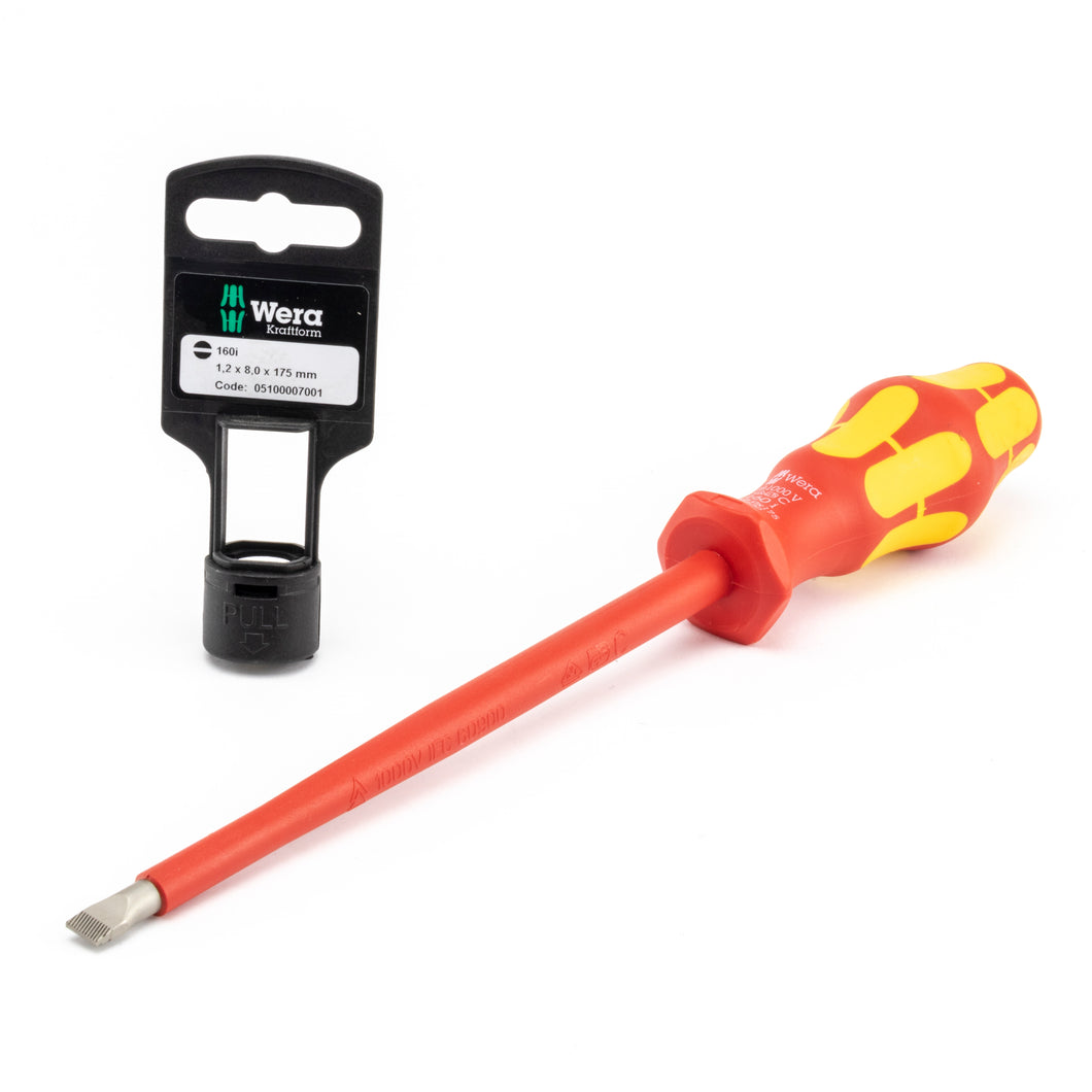 Wera Tools 05100007001 VDE Insulated Screwdriver, 5/16
