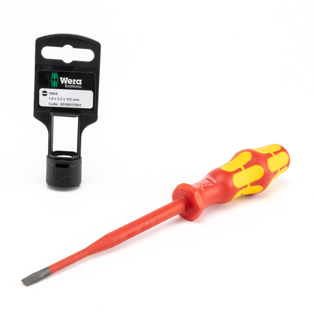 Wera Tools 05100117001 WRA 05006442001  160IS 1.0X5.5X125MM  Wera Tools 5100117001