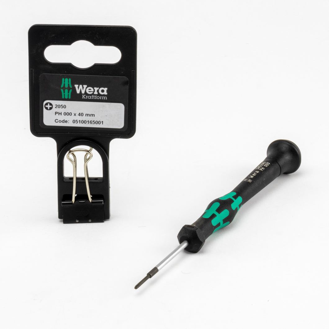Wera Tools 05100165001 Phillips#000 Slotted Micro Screwdriver Wera Tools 5100165001