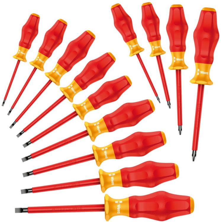 Wera Tools 05345211001 Screwdriver VDE Comfort Series, 13 Pieces Wera Tools 5345211001