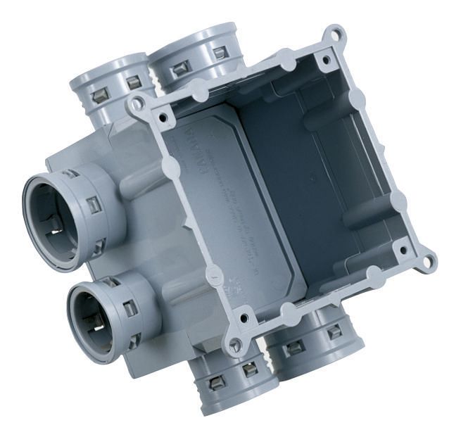 Kraloy 089474 SSBH-10/20 PVC SQUARE SLAB BOX KWIKON Kraloy 89474