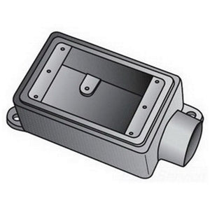 OZ Gedney 0ZGFD150 FD 1 GANG CAST BOX 1/2 IN OZ Gedney 0ZGFD150