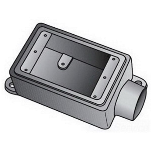 OZ Gedney 0ZGFD175A FD 1 GANG CAST BOX ALUM OZ Gedney 0ZGFD175A