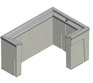 Oldcastle Precast 1000280 Extension, Height: 12", For Use With B1017 Box, Reinforced Concrete Oldcastle Precast 1000280