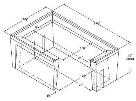 Oldcastle Precast 1000285 Underground Box 13-1/4