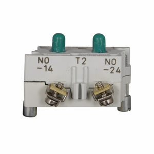 Eaton 10250T2C 30mm Contact Block, 2 N.O., 10250T Eaton 10250T2C