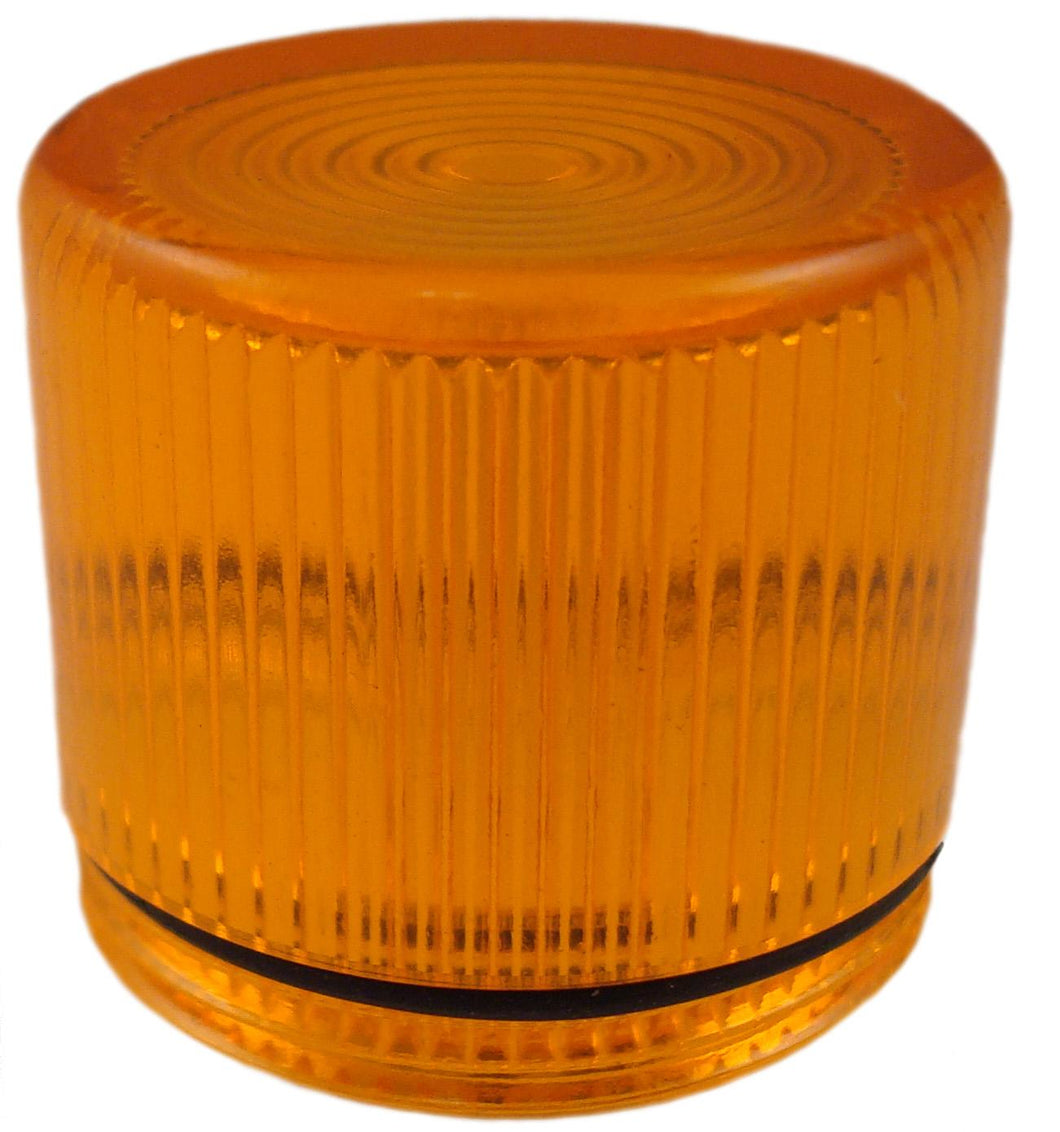 Eaton 10250TC43 Pilot Device, 30mm, Lens, Amber, Plastic, Press to Test, Indicator Eaton 10250TC43