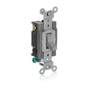 Leviton 1080-GY LEV 1080-GY SPST LOW VOLTAGE TOGGLE Leviton 1080-GY