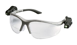 3M 11477 Protective Eyewear with LED, Half-Frame, Gray,Anti-Fog Lens 3M 11477