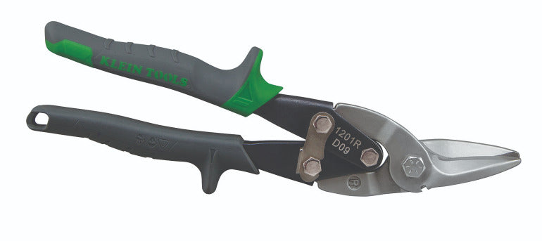 Klein 1201R Aviation Snips with Wire Cutter, Right Klein 1201R