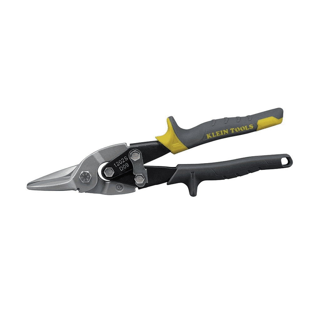 Klein 1202S Aviation Snips with Wire Cutter, Straight, 18-22 Gauge Klein 1202S