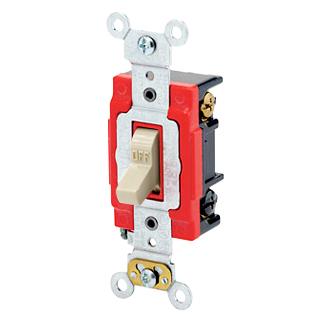 Leviton 1223-2I 3-Way Toggle Switch, Ivory Leviton 1223-2I
