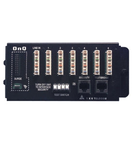 ON-Q 1267062-01-V1 1 x 6 Basic Telecom Module, 6 Telephone Outlets with 4 Lines Each ON-Q 1267062-01-V1