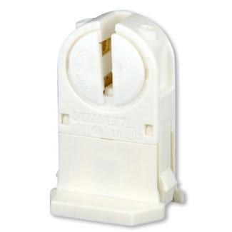 Leviton 13654-TNP Fluorescent Lampholder, Miniature Base, White  Leviton 13654-TNP