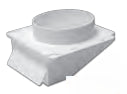 Lambro 143B 4" Plastic Under Eave Vent,  Brown Lambro 143B