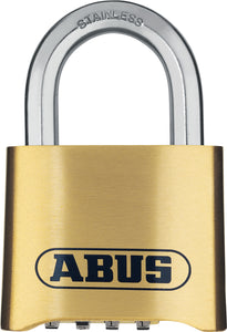 Abus 15812 Brass Weatherproof Combination Lock, 1" Shackle Clearance Abus 15812