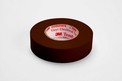 3M 1700C-Brown-3/4x66 Vinyl Electrical Tape, Brown, 3/4