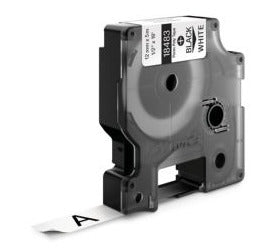 Dymo 18486 Refill Cartridge, Polyester, 1/2