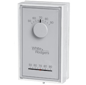 White-Rodgers 1E30N-910 Mechanical Thermostat White White-Rodgers 1E30N-910