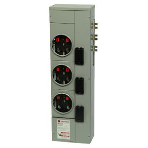 Eaton 1MM320R 200A, Residential Meter Stack, 3 Socket, 1-Phase Eaton 1MM320R
