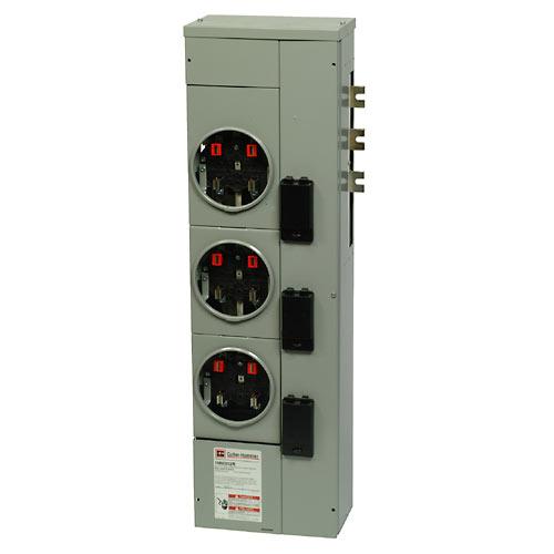 Eaton 1MM320R 200A, Residential Meter Stack, 3 Socket, 1-Phase Eaton 1MM320R