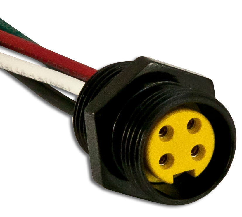 Woodhead 1R4004A20A120 Cordset, 4P, Female Receptacle, 12