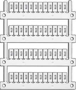 Entrelec 1SNB041791R0612 Terminal Block Markers Entrelec 1SNB041791R0612