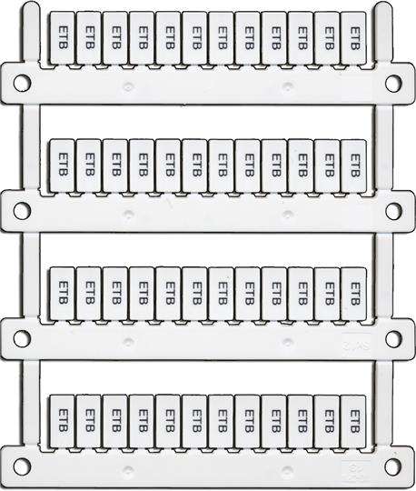 Entrelec 1SNB041791R0612 Terminal Block Markers Entrelec 1SNB041791R0612