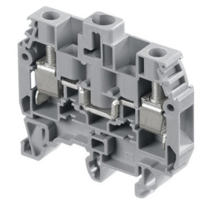 Entrelec 1SNK 505 215 R0000 Screw Clamp Terminal Block, Double Deck, Grey Entrelec 1SNK 505 215 R0000