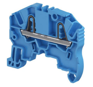 Entrelec 1SNK 705 020 R0000 Spring Clamp Terminal Block, Feed Through, Blue Entrelec 1SNK 705 020 R0000