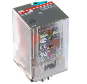 ABB 1SVR 405 621 R2100 General Purpose Relay, 8 Pin, DPDT, 120V AC ABB 1SVR 405 621 R2100