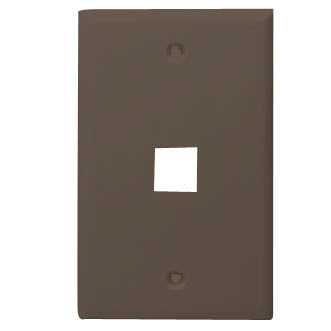 DataComm Electronics 20-3001-BR 1-Port Blank Wall Plate DataComm Electronics 20-3001-BR