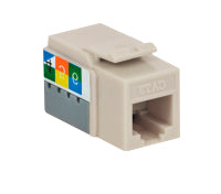 DataComm Electronics 20-3423-LA Cat 3, Snap-In, Light Almond DataComm Electronics 20-3423-LA