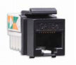 DataComm Electronics 20-3425-BK Cat 5e, Snap-In, Black DataComm Electronics 20-3425-BK