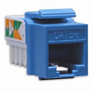 DataComm Electronics 20-3425-BL Cat 5e, Snap-In, Blue DataComm Electronics 20-3425-BL