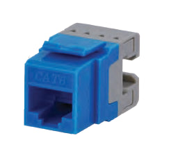 DataComm Electronics 20-3426-BL Cat 6, Snap-In, Blue DataComm Electronics 20-3426-BL