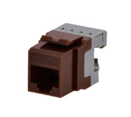 DataComm Electronics 20-3426-BR Cat 6, Snap-In, Brown DataComm Electronics 20-3426-BR