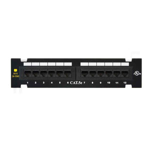 DataComm Electronics 20-5602 12-Port Patch Panel CAT6 DataComm Electronics 20-5602
