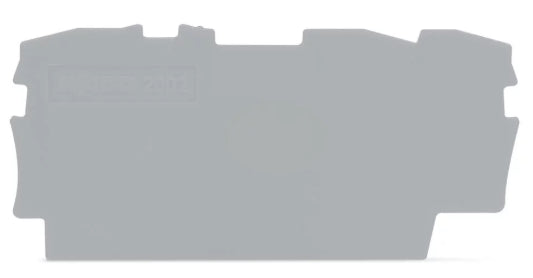 Wago 2002-1391 2002-1391 END / INTERMEDIATE PLATE GRAY 25/PKG Wago 2002-1391