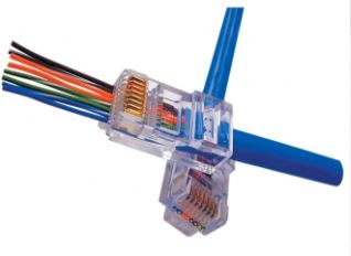 Platinum Tools 202003J Modular Plug, EZ-RJ45 Cat 5e, 24AWG Platinum Tools 202003J